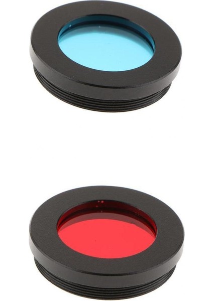 2pcs 1.25 Ay'da Filtre Renk Filtre Kiti Teleskop Görünürleri Ay (Yurt Dışından)