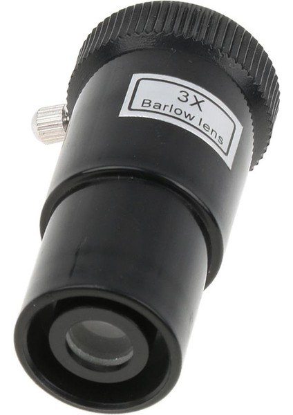 Plastik 3x Barlow Lens Astronomik Teleskop 0.965 Inç (Yurt Dışından)