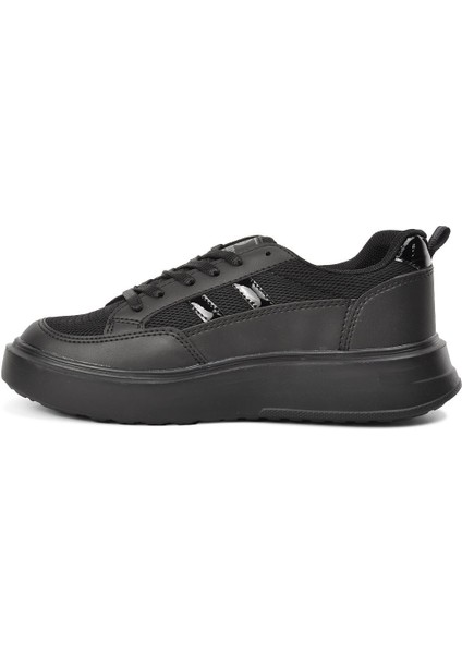 Deren Siyah Unisex Spor Ayakkabı