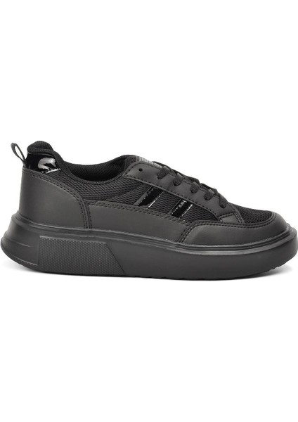 Deren Siyah Unisex Spor Ayakkabı