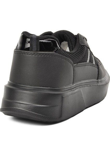 Deren Siyah Unisex Spor Ayakkabı