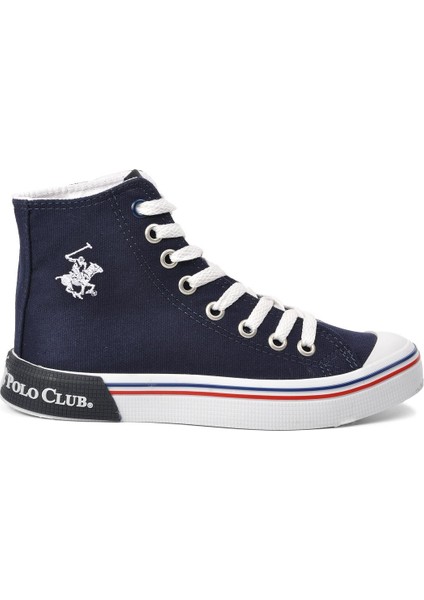 PO-42444 Lacivert Kadın Bilek Boy Spor Ayakkabı