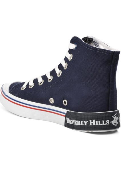 PO-42444 Lacivert Kadın Bilek Boy Spor Ayakkabı