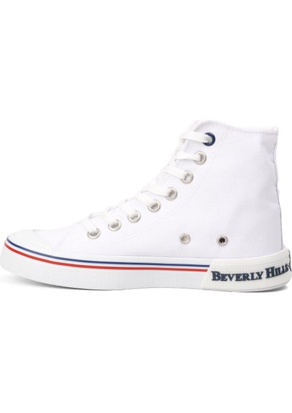 PO-42444 Beyaz Kadın Bilek Boy Sneaker