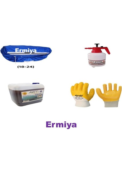 Klima Klima Temizlik Seti 18-24 Btu Için Pompa+Eldiven+Kimyasal Sıvı+Branda