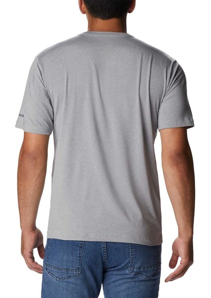 Tech Trail Front Graphic  Erkek Kısa Kollu T-Shirt