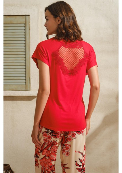 Kadın Kısa Kol Pijama Takım 9829 fiyatları