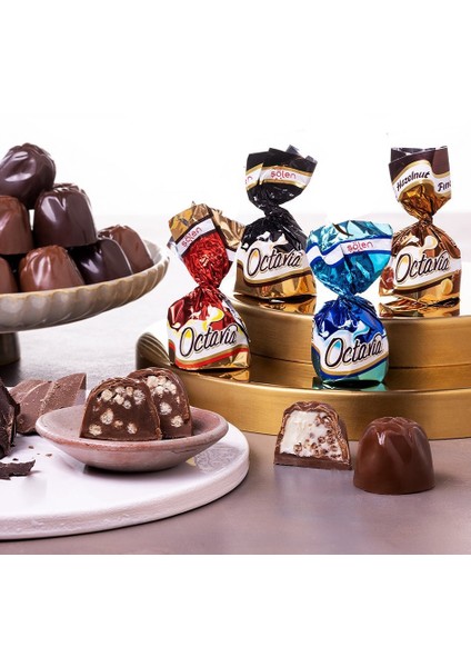 Octavia Sütlü Krema Dolgulu Şeker 1 kg