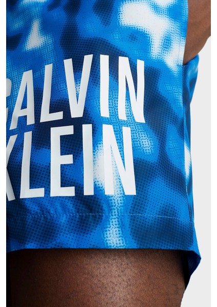 Logolu Deniz Şortu Belden Bağlamalı Cepli Mayo Short Erkek Mayo Short KM0KM00795 0g2 modelleri