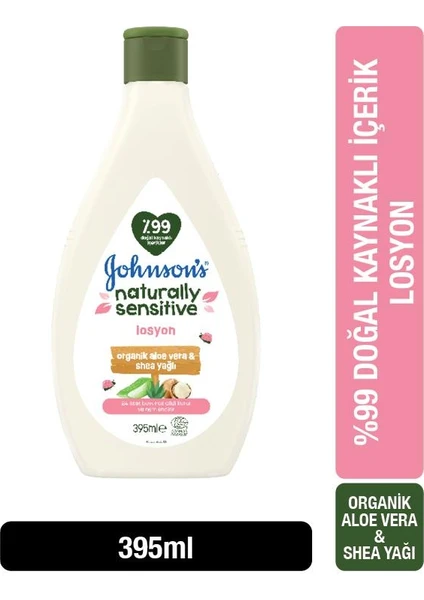 Johnson's Naturally Sensitive Losyon 395ML