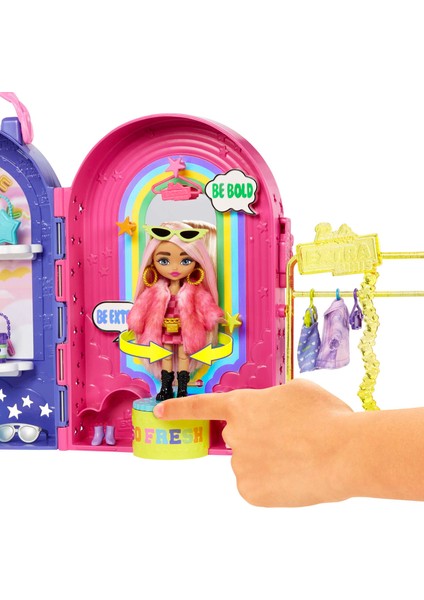 ® Mini Oyuncaklar, Bebek ve Aksesuarlarla Barbie® Extra Butik Seti modelleri