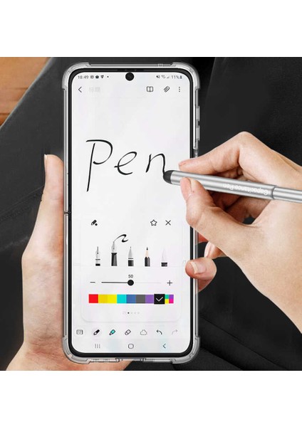 Dokunmatik Kalem Tüm Cihazlara Uyumlu Tablet Telefon Için Çizim ve Yazı Kalemi Pencil 06 Gümüş