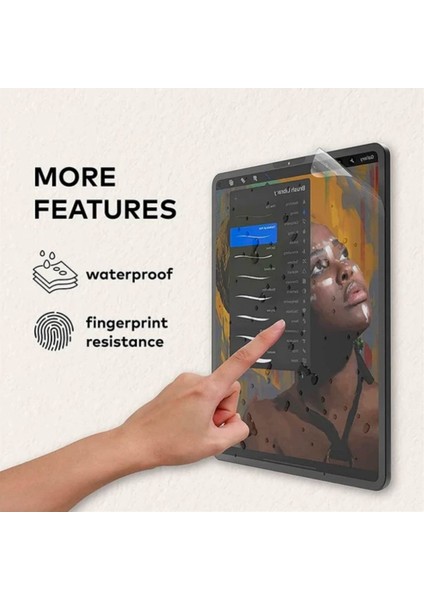 Apple iPad Pro 4.nesil 11 Inç 2022 ile Uyumlu Paperlike Kağıt Hissi Yazım Çizim Ekran Koruyucu Film indirimleri