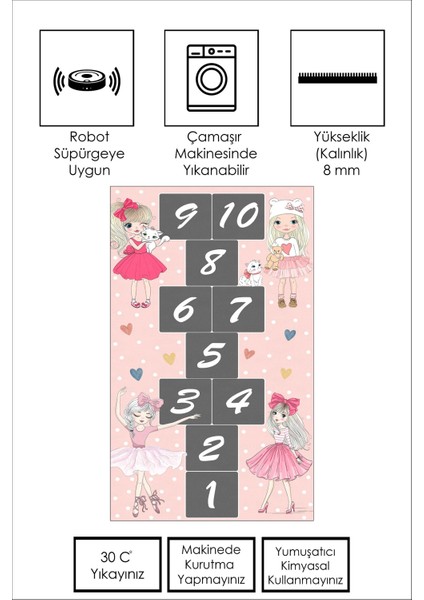 Makinede Yıkanabilir Kaymaz Taban Leke Tutmaz Antialarjik Çocuk Odası Halısı Oyun Matı fiyatları