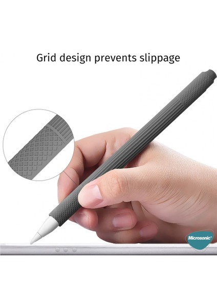 Apple Pencil (2. Nesil) Kılıf Figürlü Silikon Kırmızı