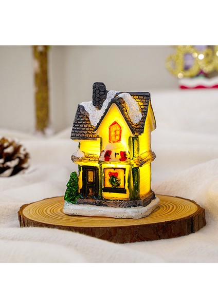 Aydınlık Kulübe Yaratıcı Noel Dekorasyonu (Yurt Dışından)