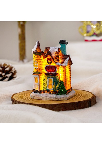 Aydınlık Kulübe Yaratıcı Noel Dekorasyonu (Yurt Dışından)