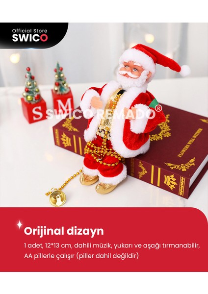 Çocuklar Için Müzikal Elektrikli Noel Baba Noel Oyuncakları (Yurt Dışından)