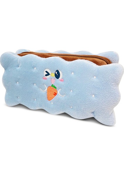 Şirin Bisküvi Modeli Peluş Kalem Kutusu (Yurt Dışından)