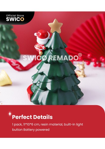 Aydınlık Noel Ağacı Yaratıcı Noel Dekorasyonu (Yurt Dışından) fırsatları