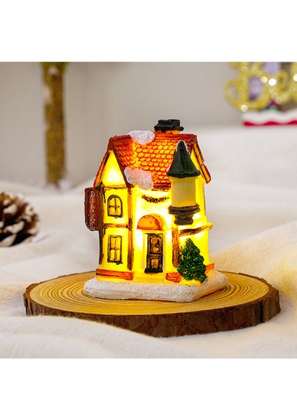 Aydınlık Kulübe Yaratıcı Noel Dekorasyonu (Yurt Dışından)
