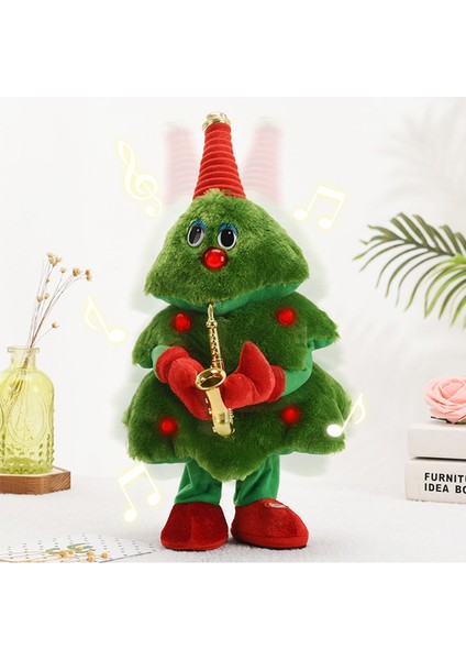 Elektrikli Dans Eden Noel Ağacı Müzikli Peluş Oyuncaklar (Yurt Dışından)