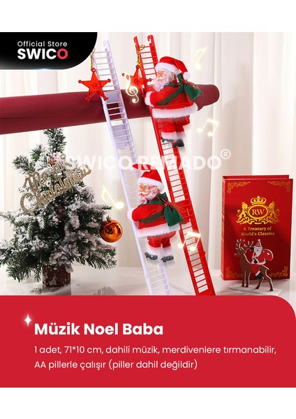 Çocuklar Için Müzikal Elektrikli Noel Baba Noel Oyuncakları (Yurt Dışından)
