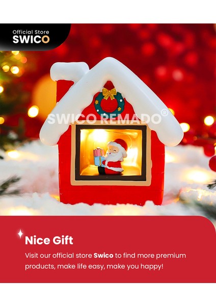 Aydınlık Noel Baba Yaratıcı Noel Dekorasyonu (Yurt Dışından)