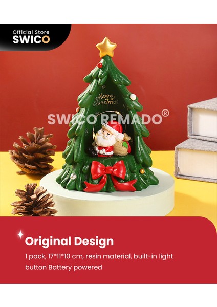 Aydınlık Noel Ağacı Yaratıcı Noel Dekorasyonu (Yurt Dışından)