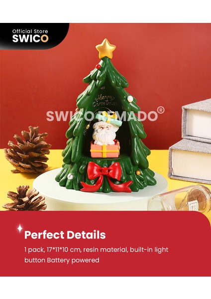 Aydınlık Noel Ağacı Yaratıcı Noel Dekorasyonu (Yurt Dışından)