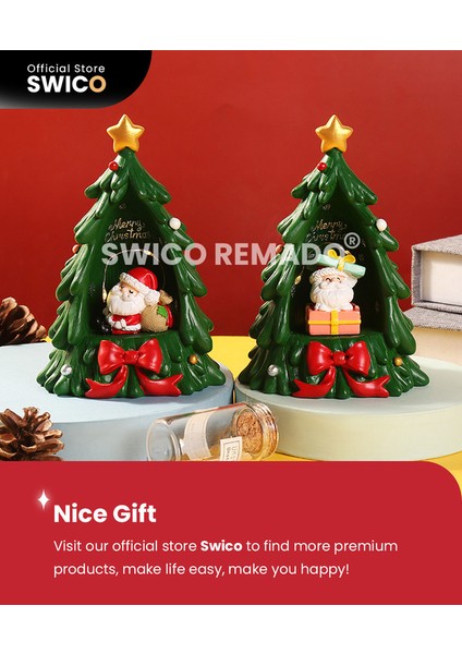 Aydınlık Noel Ağacı Yaratıcı Noel Dekorasyonu (Yurt Dışından)