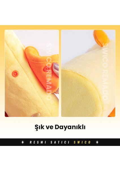 Sevimli Peluş Kalem Kutusu - Kırmızı/beyaz (Yurt Dışından)