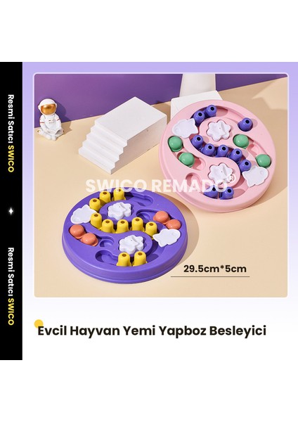 Swico Remado Köpek Yapboz Oyuncakları Küçük Evcil Hayvanlar Için Yavaş Besleyici (Yurt Dışından)