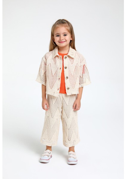 Işlemeli Yüksek Bel Pantalon