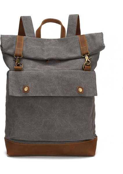 Vintage Kanvas Seyahat Sırt Çantası (Yurt Dışından)