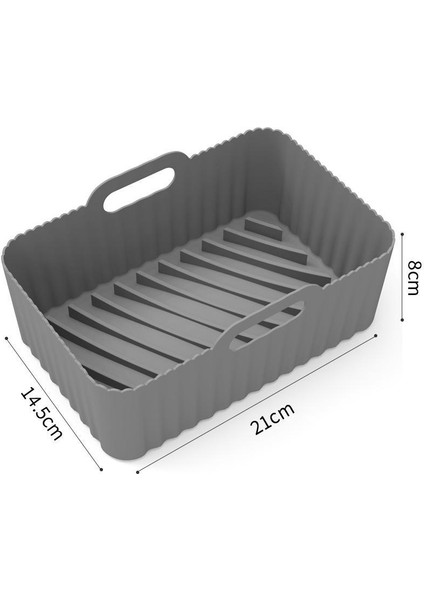 Hava Fritöz Katlanabilir Yuvarlak Fırın Tavası Silikon Mat (Yurt Dışından) fiyatları