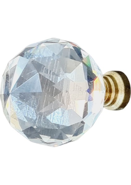 Kristal Sarı Ayak 40 mm Kulp ( 5 Adet )