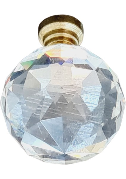 Kristal Sarı Ayak 40 mm Kulp ( 5 Adet )