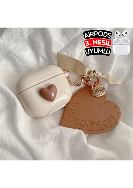 Airpods 3. Nesil Uyumlu Kalpli Koruyucu Kılıf, Darbeye Dayanıklı Kopçalı Silikon Kılıf