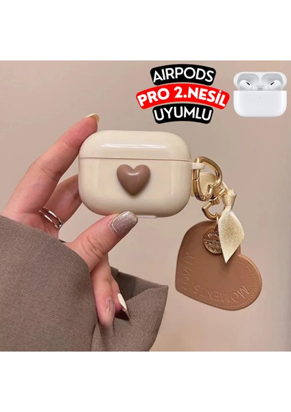 Airpods Pro 2. Nesil Uyumlu Kalpli Koruyucu Kılıf, Darbeye Dayanıklı Kopçalı Silikon Kılıf