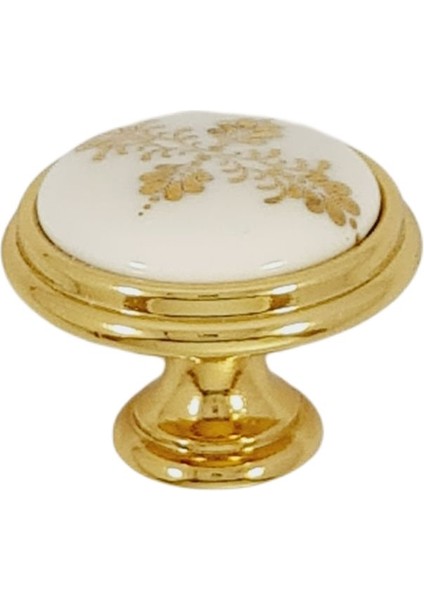 Gıustı Desenli Gold Düğme Kulp ( 5 Adet )