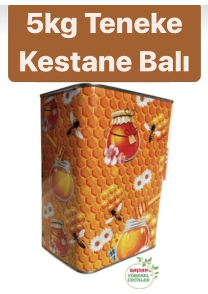 Baştan Yöresel 5kg Teneke Kestane Balı