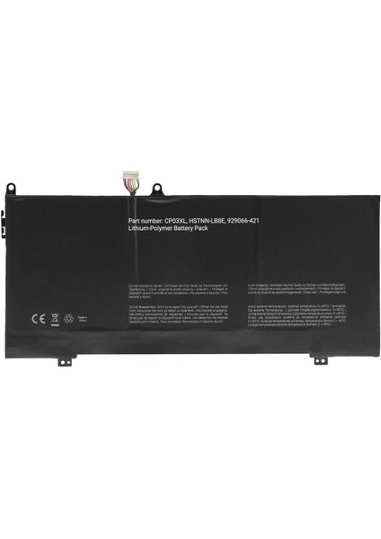 Hp ile Uyumlu Spectre X360 13-AE013DX Notebook Bataryası Pili