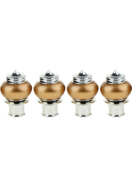 4pcs Seti 28MM Çapında Pencere Perde Ray Ucu Ucu Finial Parlak Altın Stili Için Finial_2 (Yurt Dışından) fiyatları