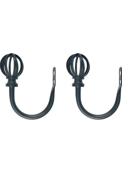2pcs Perde Holdback Kanca Tutucu Pencere Tedavisi Donanımı Tül Koyu Mavi (Yurt Dışından)