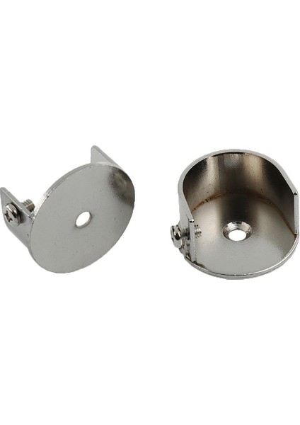 2x Duvara Monte Teneffüs Yuvası Perde Çubukları Braketler Kapaklar Demiryolu Desteği 28MM (Yurt Dışından)
