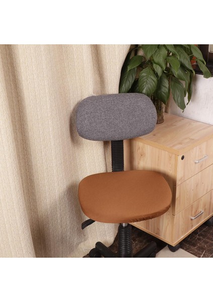 Elastik Streç Yemek Sandalye Kapağı Sandalye Koltuk Kapağı 35-50CM Kahve (Yurt Dışından) fırsatları