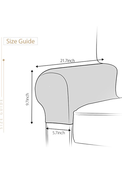 Streç Kanepe Kol Dayama Kapağı Polyester Koltuk Slipcovers Leke Dirençli Kırmızı (Yurt Dışından) modelleri