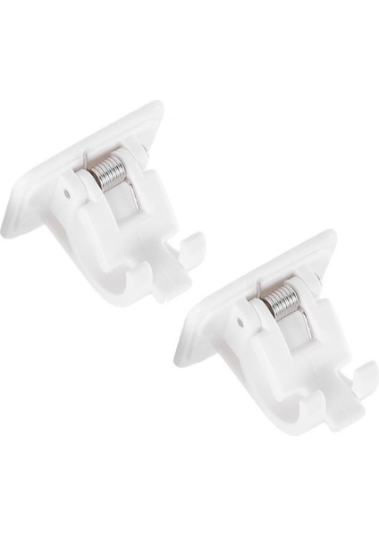 2pcs Kendi Kendine Yapışkan Kancalar Perde Çubuk Braket Kutup Perdelik Kanca Tutucular Perdeler (Yurt Dışından)
