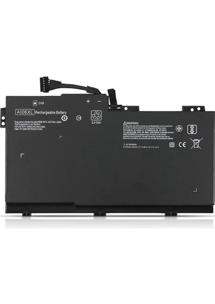 Hp ile Uyumlu Zbook 17 G3 T7V65ET Notebook Bataryası Pili - Ver.1